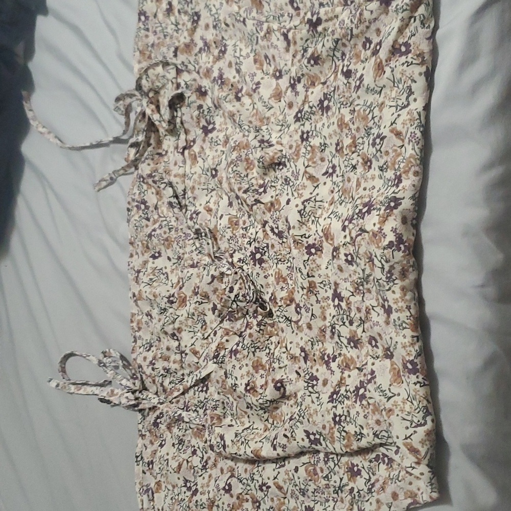 Womans sun tie up dress